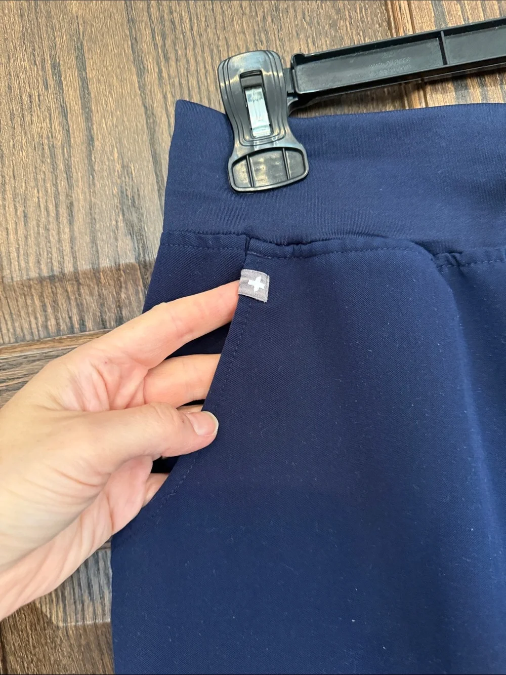 Figs Navy Jogger Scrub Pants with Drawstring Unisex Medium/Tall